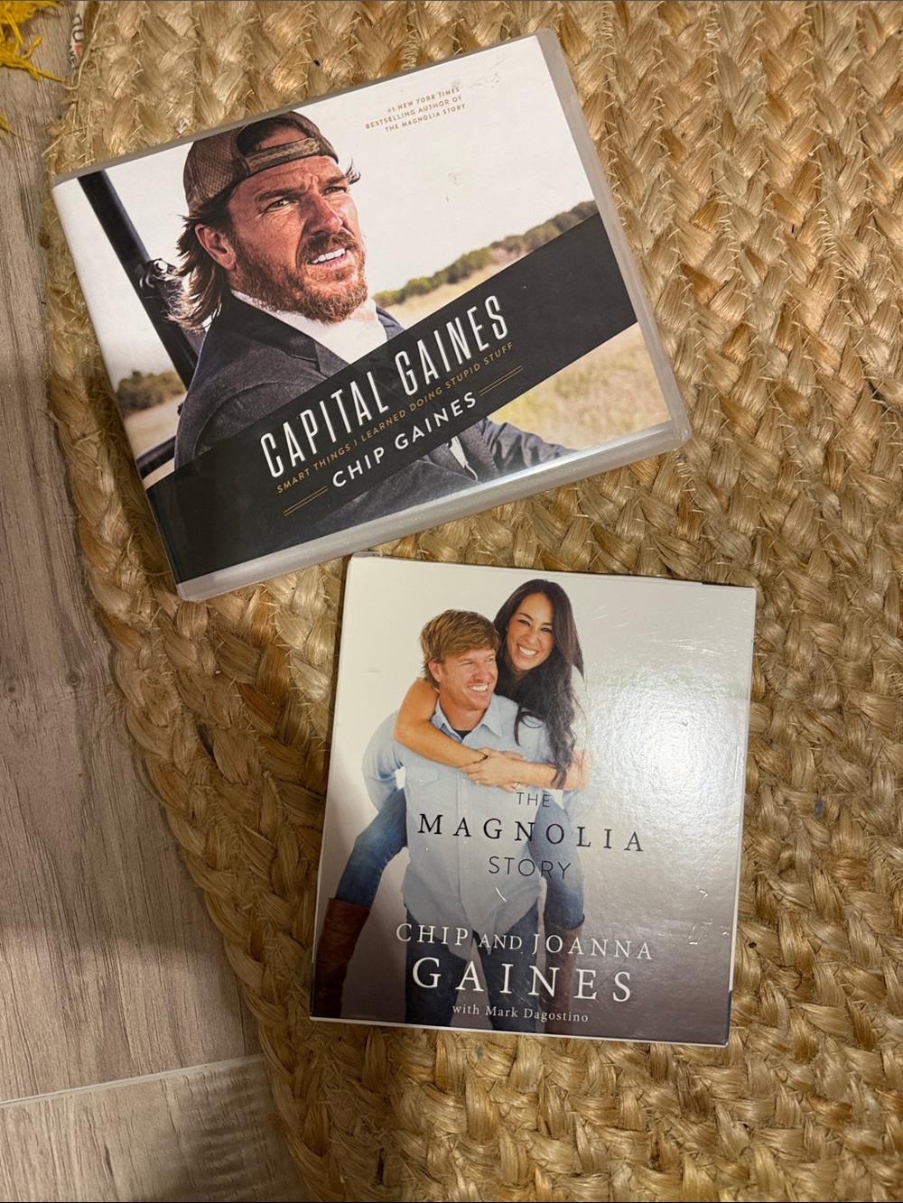 Chip Gaines - Capital Gaines audio cds. And Magnolia story audio cds